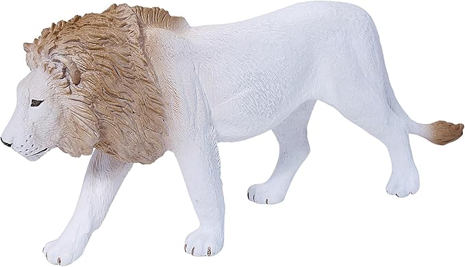 MOJO – White Lion, Hand-Painted Toy Figure, Wildlife Collection, True to Life & Highly Detailed, Designed in UK