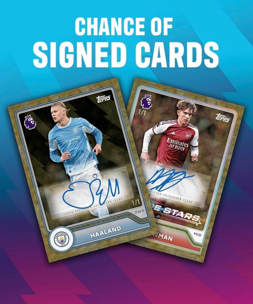 Topps Premier League 2026/27 Starter Pack, Binder with Checklist, Card Sleeves and 32 Trading Cards, Gold Lion Card and Guaranteed Insert, Official Premier League Football Collection, 6+ Years