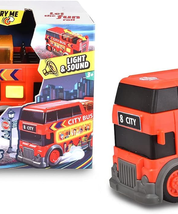 Dickie Toys Collection – City Bus, Fire Engine, Police Unit, 4-Storey Car Park & Harry Potter Die-Cast Nano Figures – Interactive Toys for Kids Ages 3+