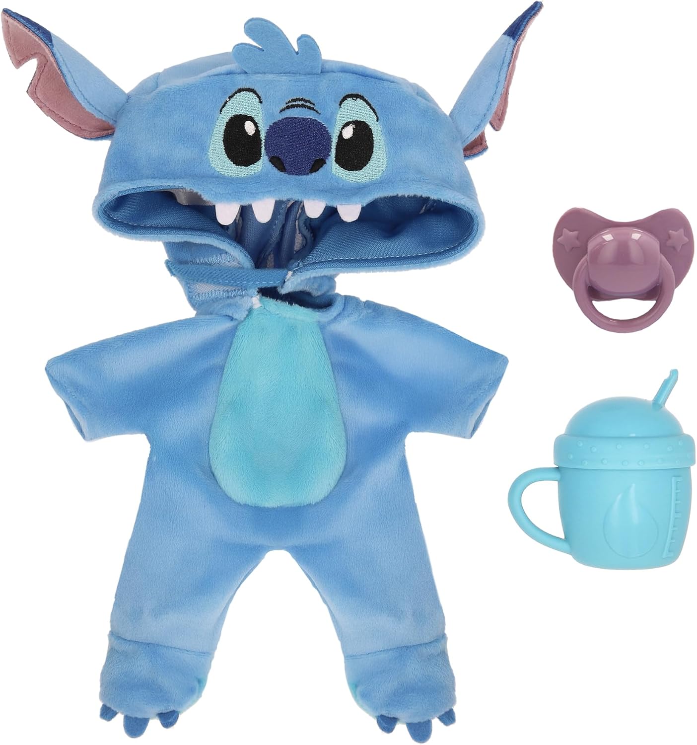 Cry Babies Loving Care Disney Stitch, Comes with Stitch Costume, Includes Accessories, Baby Doll, Pretend Play, Roleplay, 1 Years+