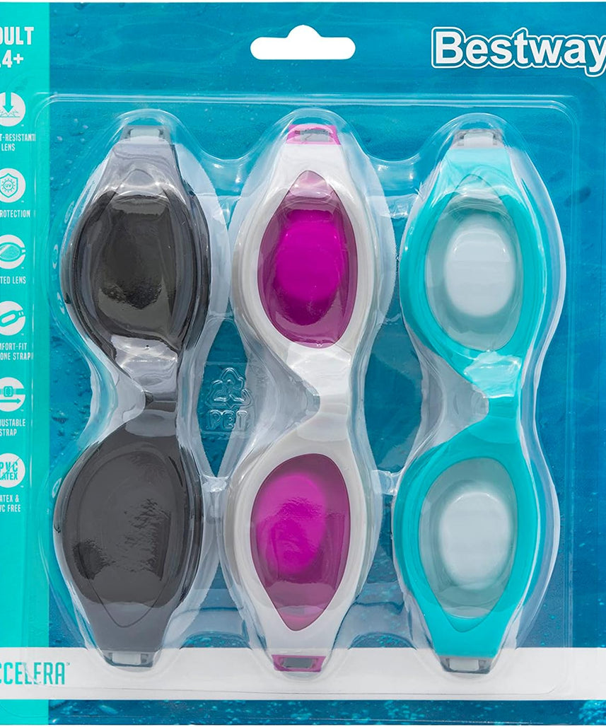 Bestway Accelera 3-Pack Goggles