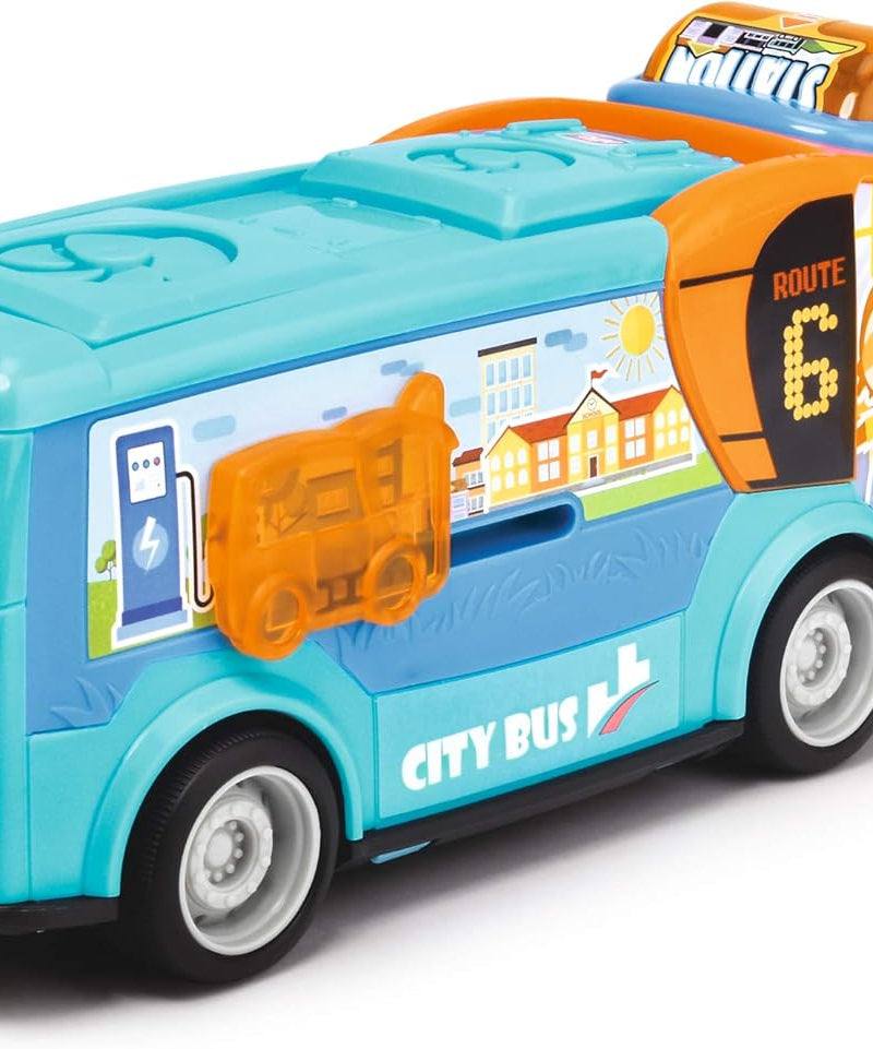 Dickie Toys 204113000 ABC Bus – Push Car for Babies & Toddlers (1 Year+)