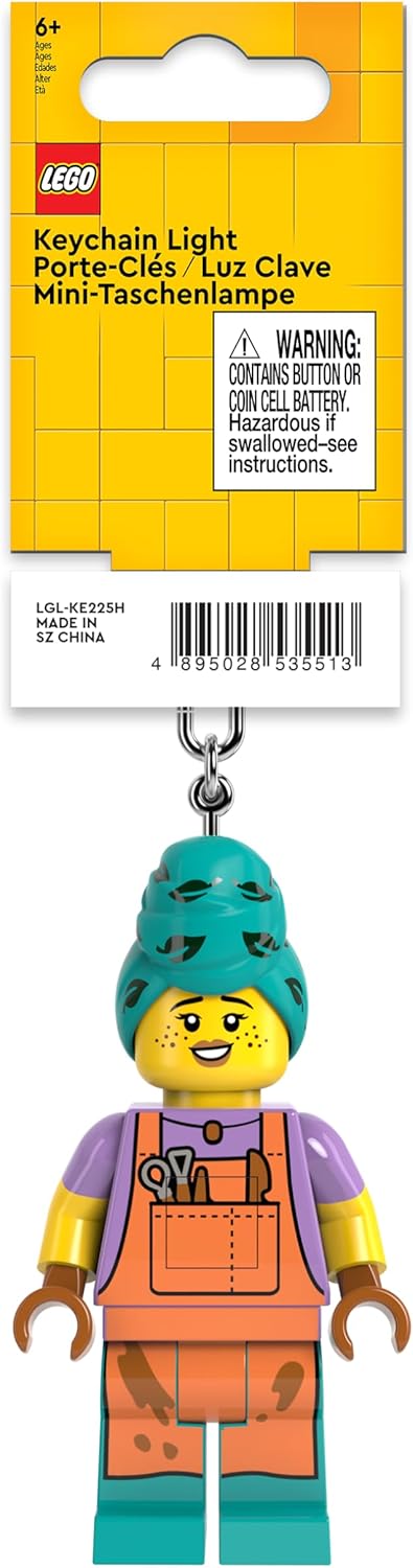 Lego IQ Minifigures Keychain Light_Ceramic Girl