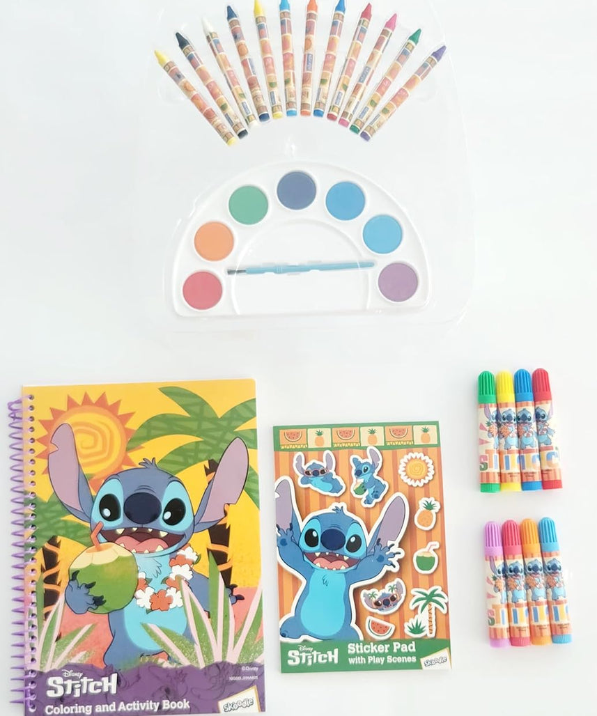 Skoodle Disney Stitch Coloring and Design Super Activity Book with Stickers for 3+ Year Kids