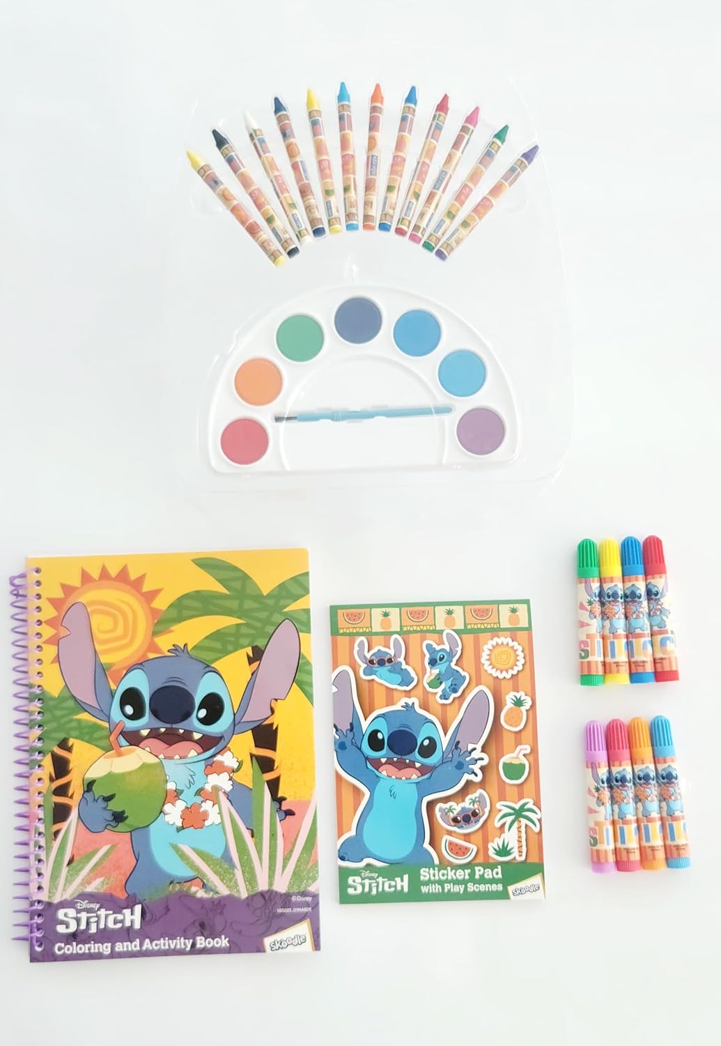 Skoodle Disney Stitch Coloring and Design Super Activity Book with Stickers for 3+ Year Kids