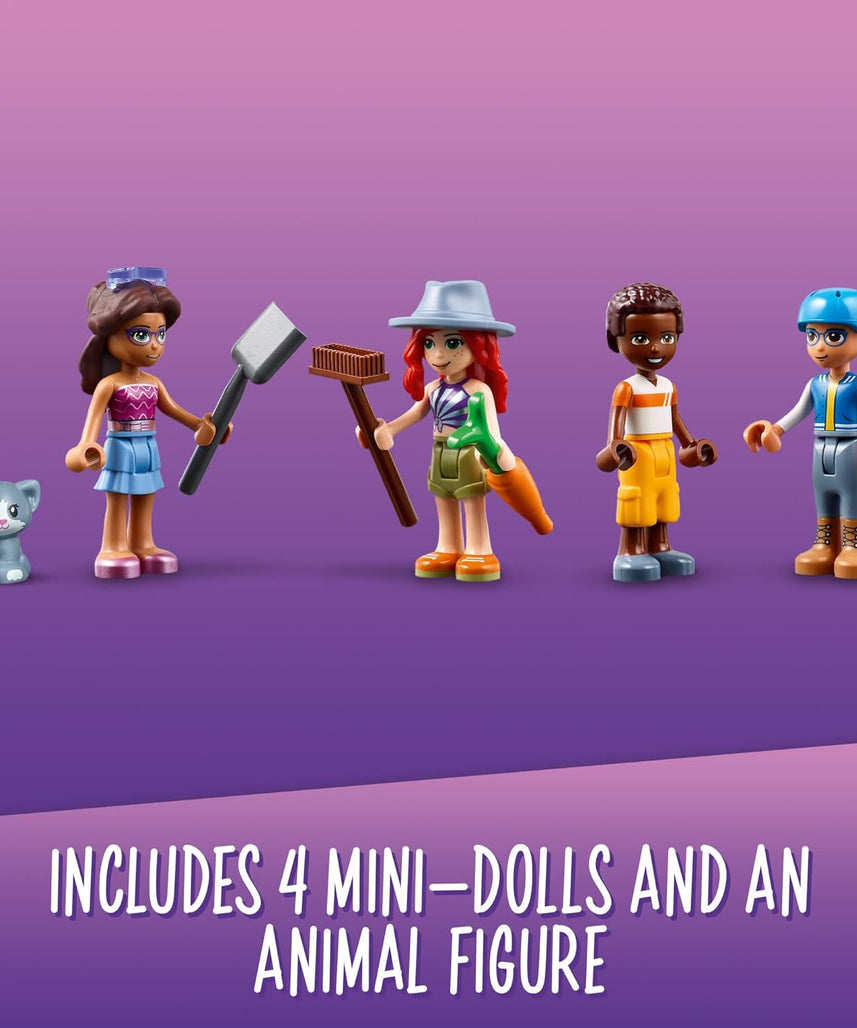 مجموعة بناء منزل القارب القناة 41702 من ليجو فريندز، 737 قطعة مع 4 دمى صغيرة، بما في ذلك ميا ولعبة حيوان واحدة، هدية عيد ميلاد للأطفال من سن 7 سنوات فما فوق