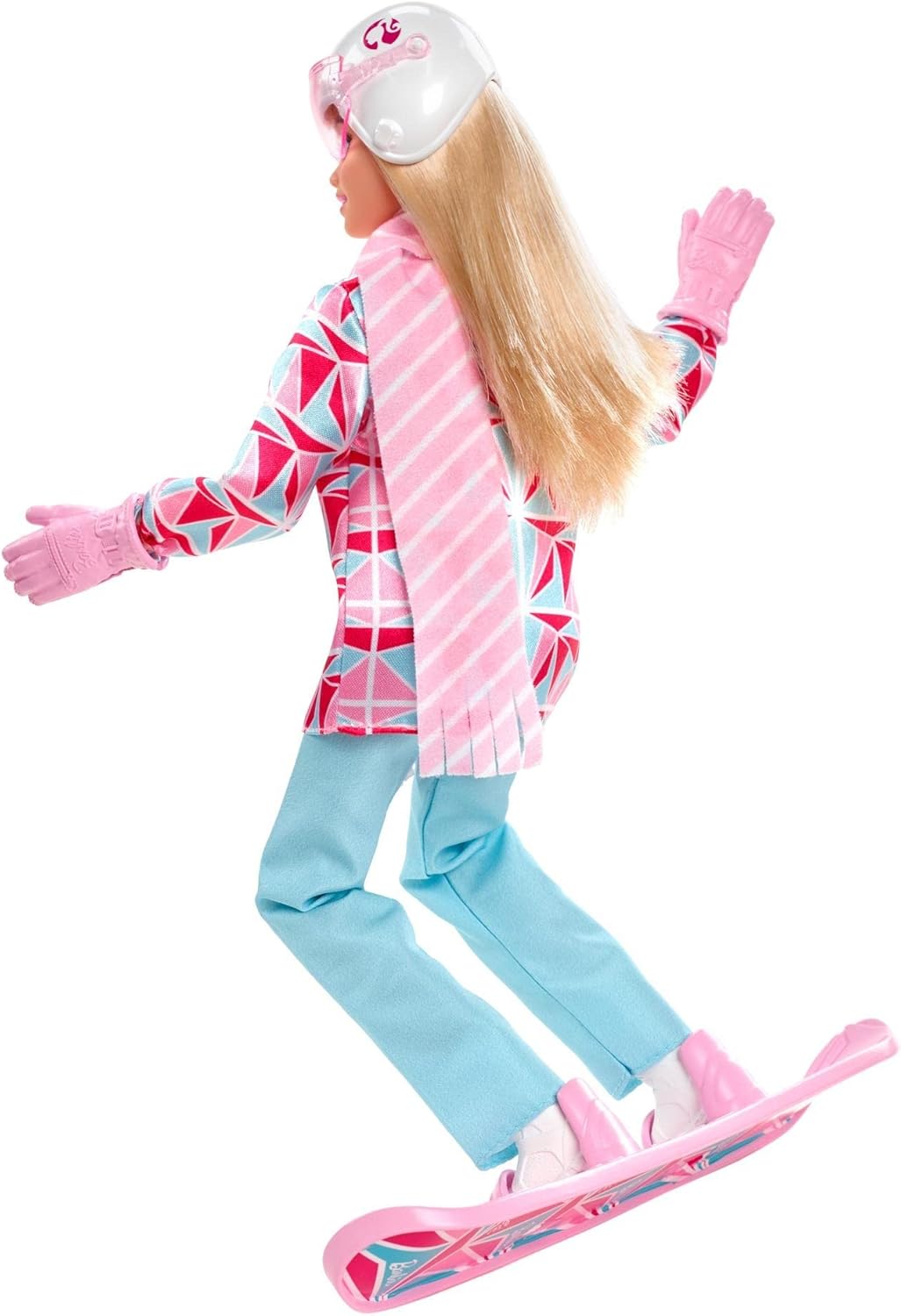 Barbie Winter Sports Snowboarder Doll 12 Inches Blonde with Jacket Pants Scarf Helmet Snowboard and Trophy for Kids Ages 3 and Up