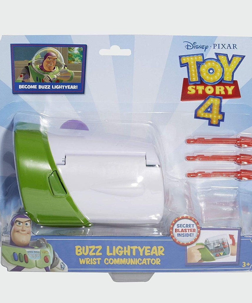 Mattel Toy Story Buzz Lightyear Wrist Communicator Toy with Projectiles for Kids 3+