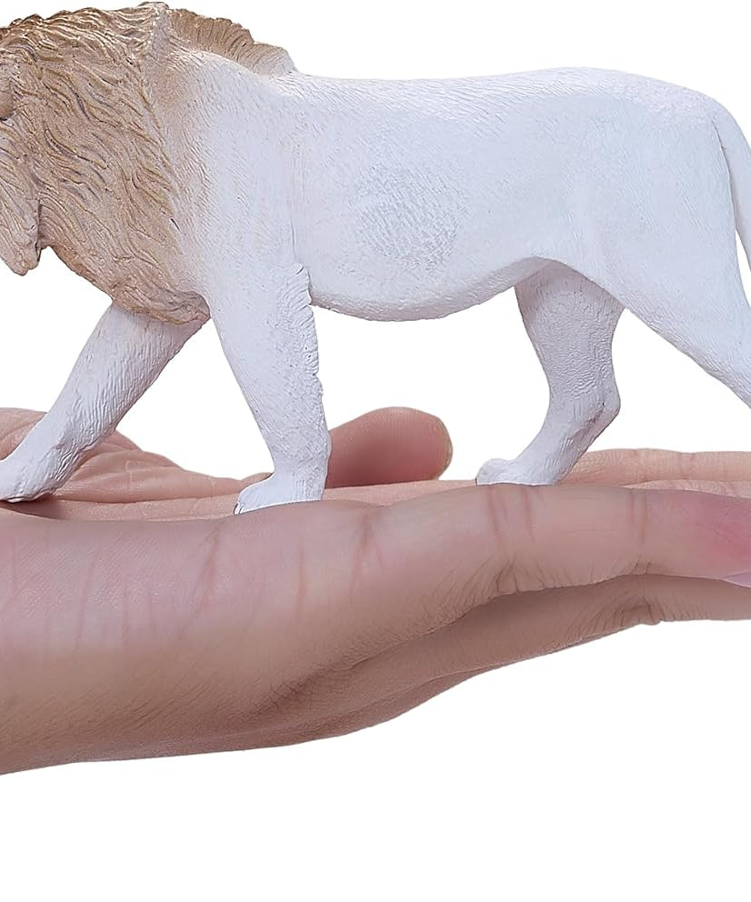 MOJO – White Lion, Hand-Painted Toy Figure, Wildlife Collection, True to Life & Highly Detailed, Designed in UK