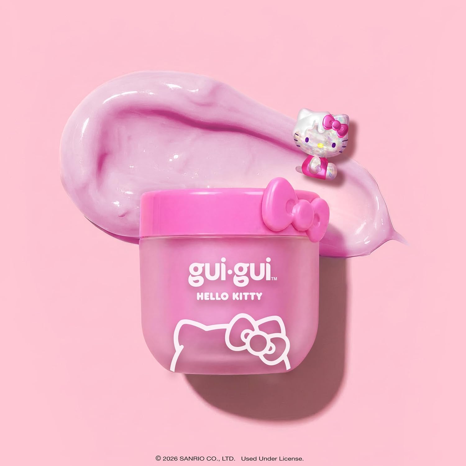 Gui Gui Slime Hello Kitty and Friends Hello Kitty Edition, Gloss Slime with Pink Lemonade Scent, Collectible Surprise Toy for Kids, Ages 6+