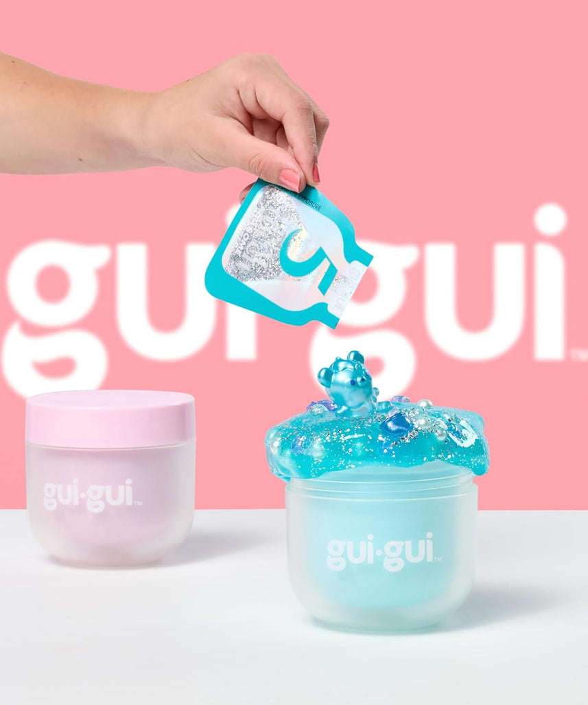 Gui Gui Deluxe Twin Pack DIY Slime Kit with Decorative Charms and Accessories, Sensory Creative Play Toy for Kids Ages 6+