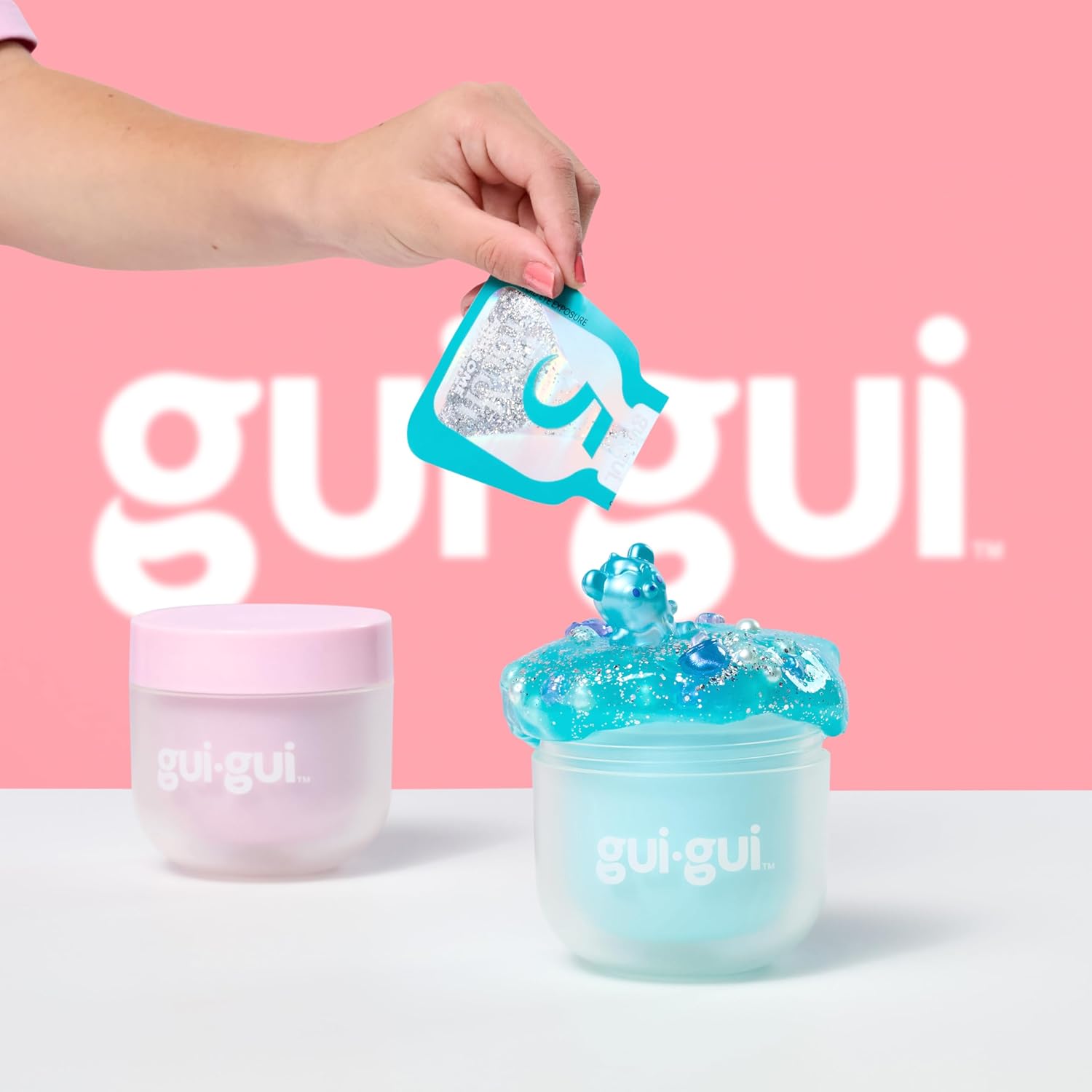 Gui Gui Deluxe Twin Pack DIY Slime Kit with Decorative Charms and Accessories, Sensory Creative Play Toy for Kids Ages 6+
