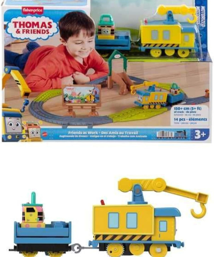 Thomas & Friends Busy Friends Locomotive + Rail Set