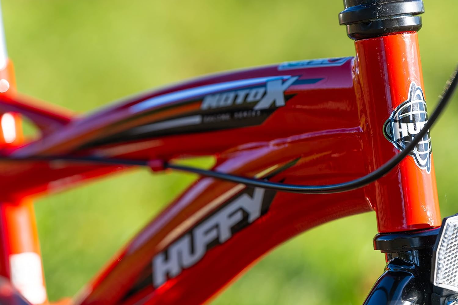 Huffy Moto X Boys Bike 12, 14, 16, 18 Inch Wheels, Multiple Colours, BMX Styling, Single-Speed Kids Bicycle with Stabilisers, Quick Connect Assembly, Ages 3-7