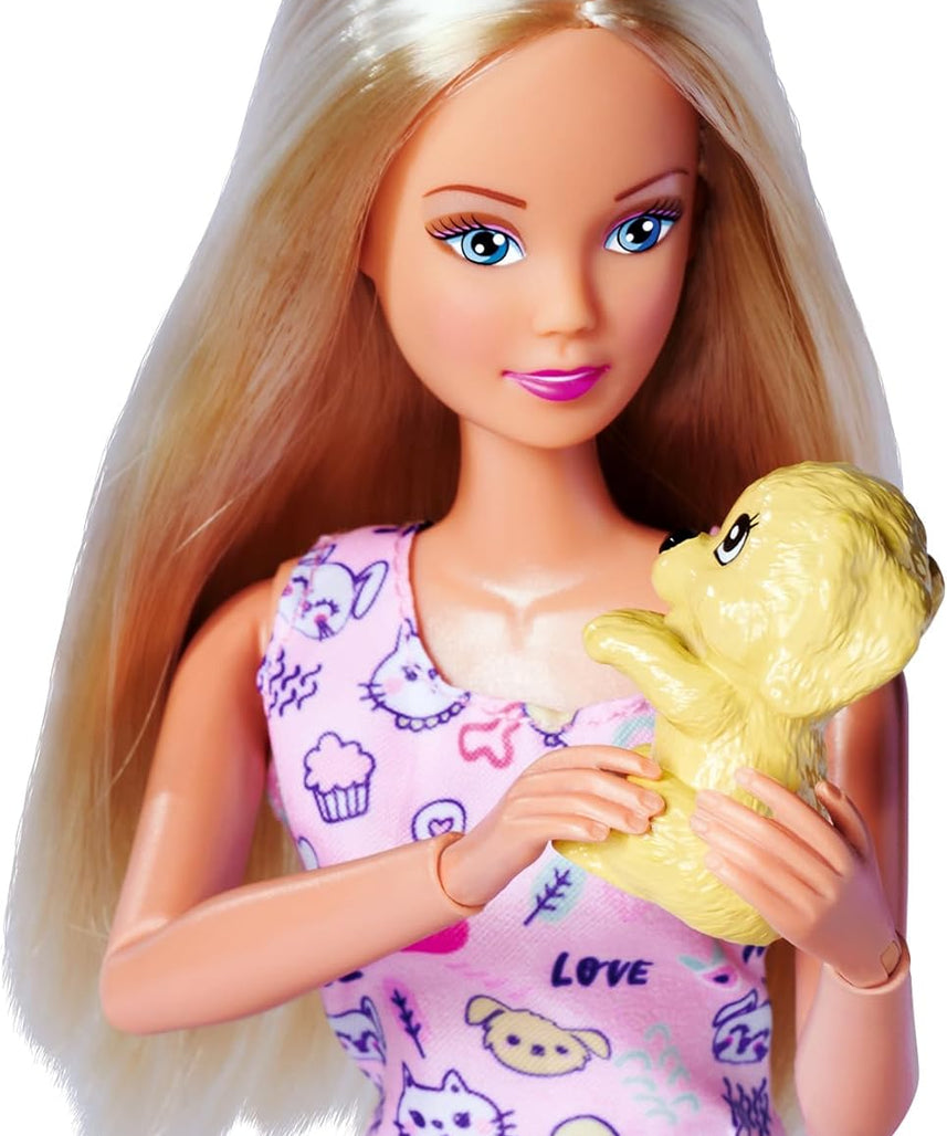 Simba Steffi Love Cute Pet Doll 29 cm with Pet and Food Accessories Random Assortment for Kids Ages 3 and Up