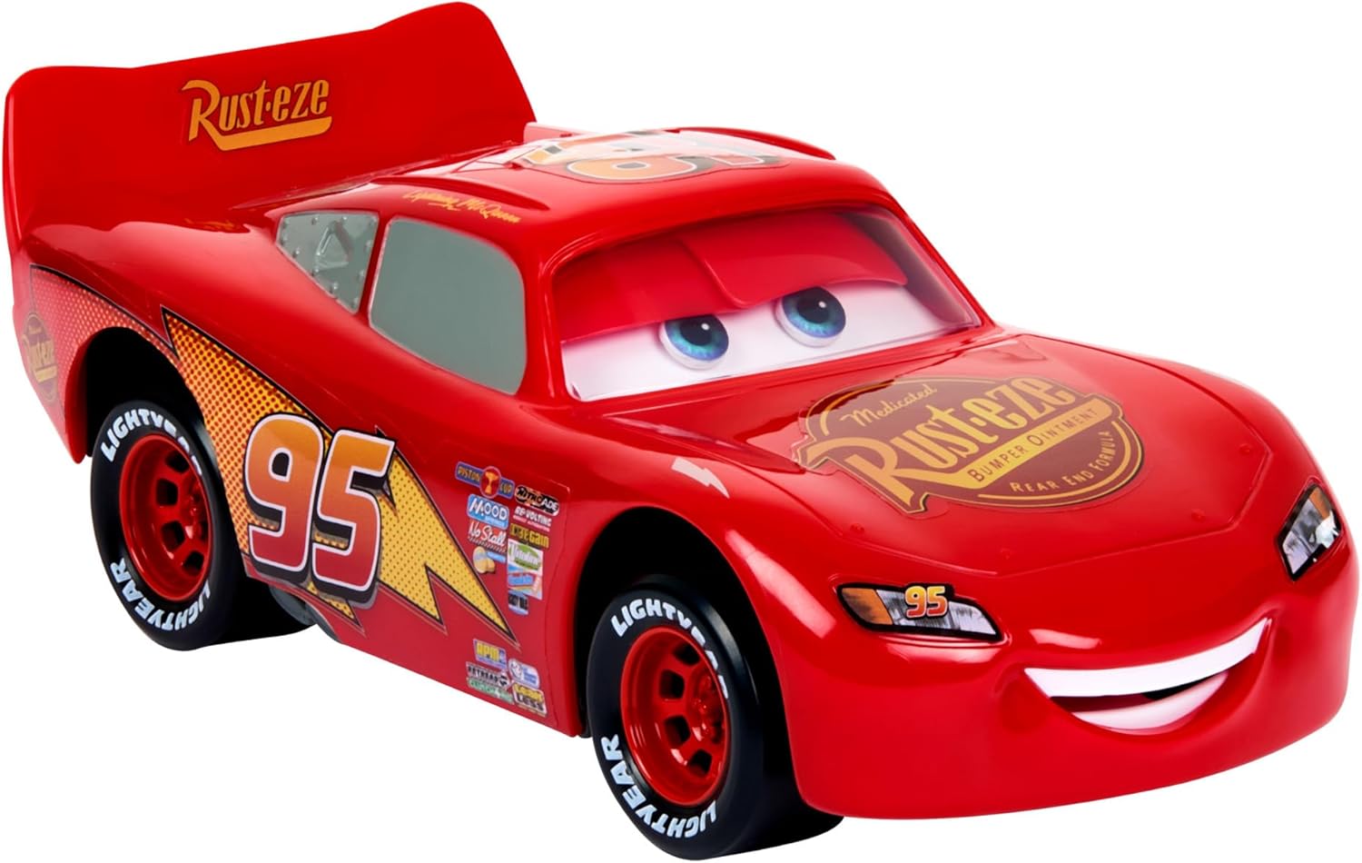 Cars Best Buddy Lightning McQueen, Moving Moments Toy Vehicle, Ages 3+