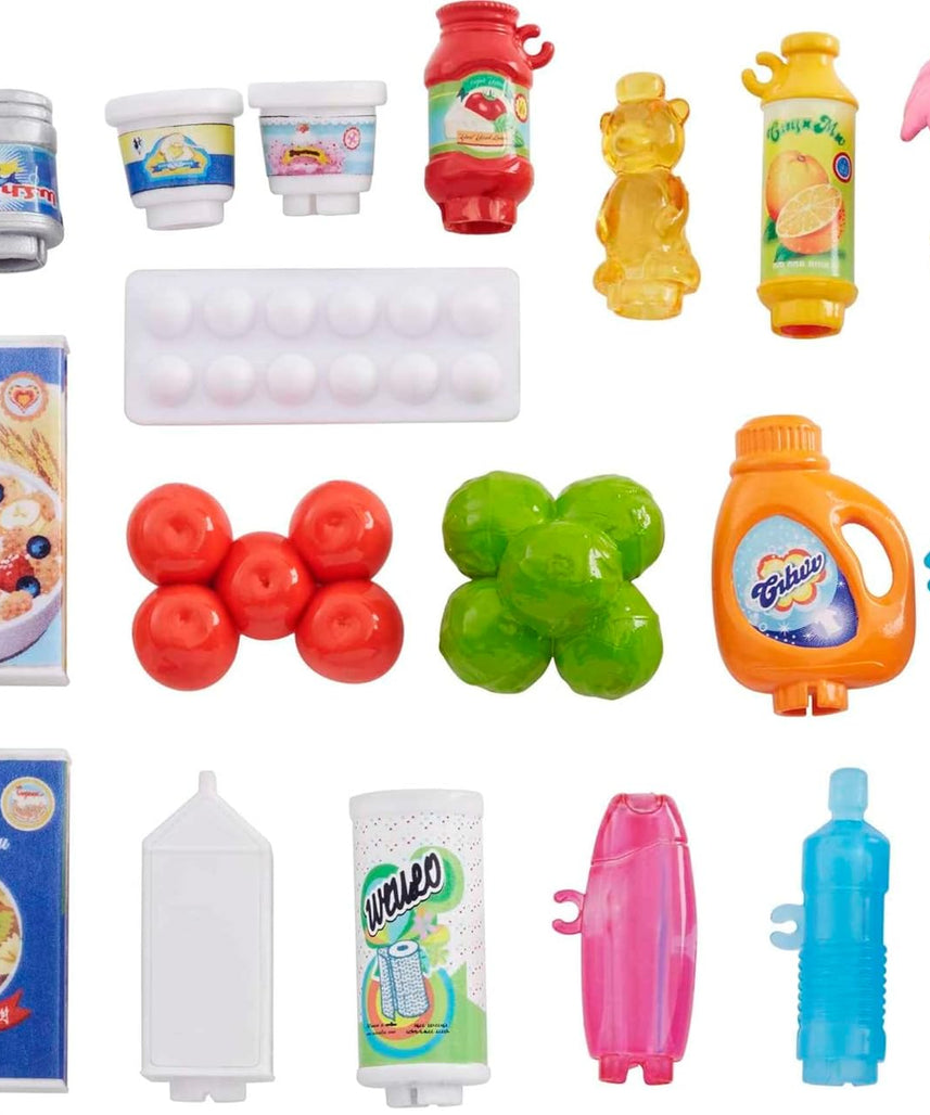 Barbie Doll and Supermarket Set, with Shopping Cart and 20 Pieces, 3 to 7 Year Olds