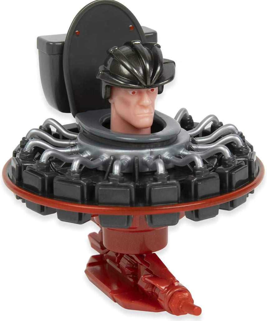 Skibidi Toilet, 1:64 Scale Diecast Collectible Action Figure & Vehicle Toy from Viral YouTube Series, Sci Fi Action Toy for Kids & Collectors, Suitable for Kids Ages 8+ (Assailant Astro Toilet)