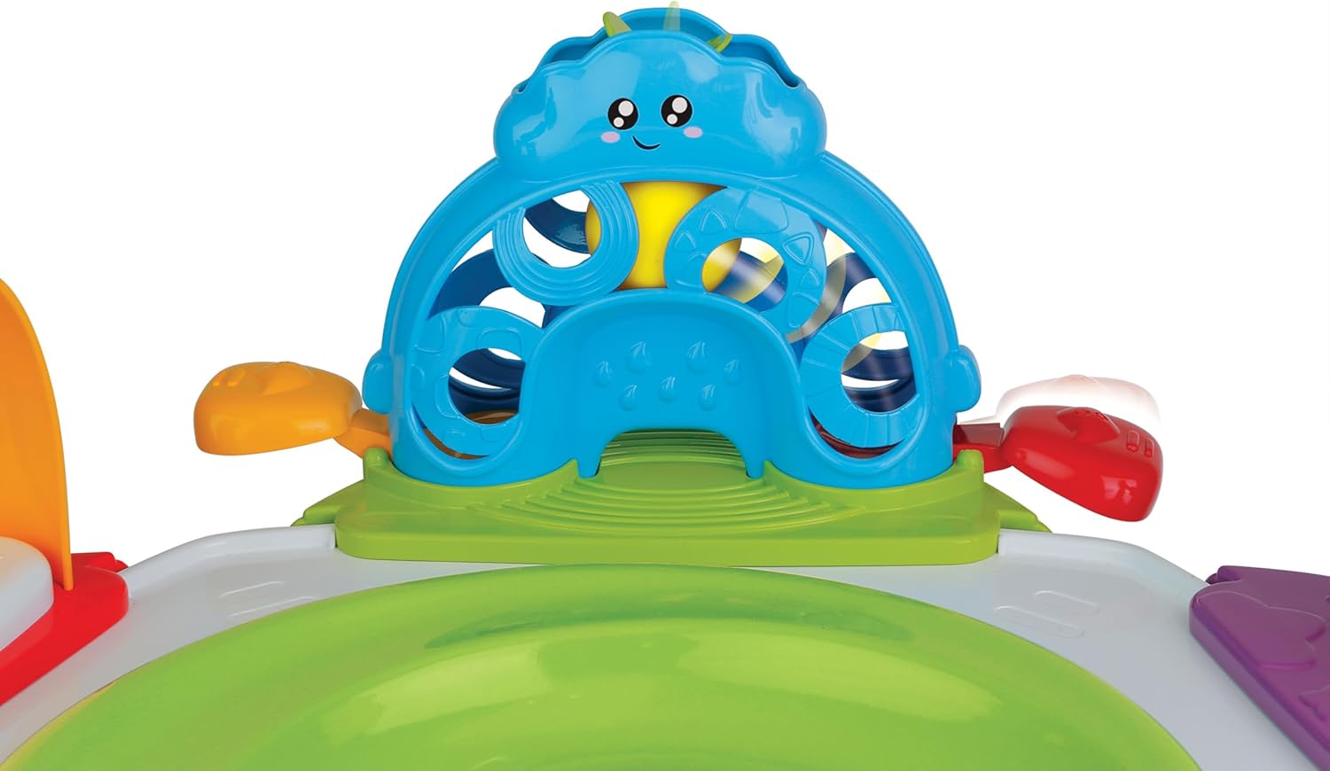 Winfun Baby Move Activity Center Interactive Toy, 2-in-1 Stationary and Activity Table with Lights, Sounds, and Detachable Play Pieces, for Babies 6 Months and Up