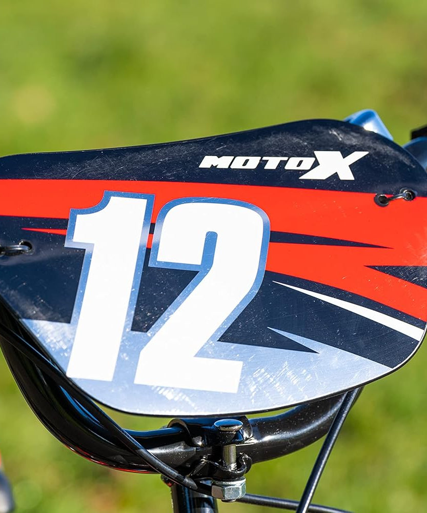 Huffy Moto X Boys Bike 12, 14, 16, 18 Inch Wheels, Multiple Colours, BMX Styling, Single-Speed Kids Bicycle with Stabilisers, Quick Connect Assembly, Ages 3-7