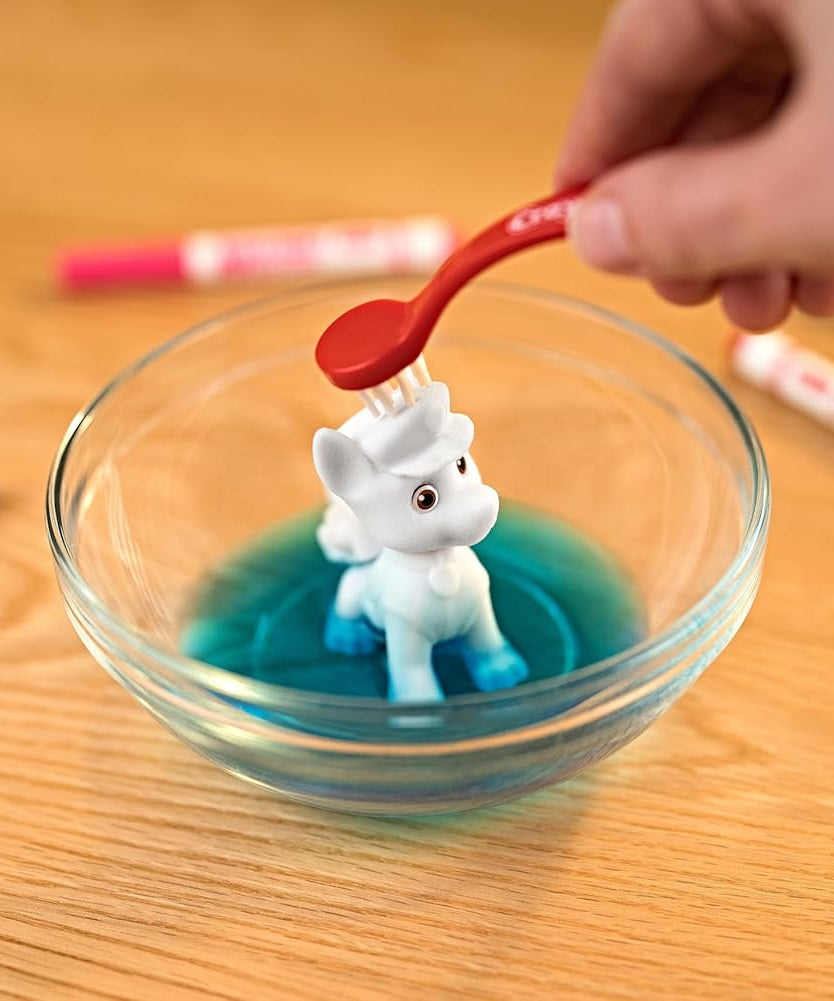 CRAYOLA - Washimals Paw Patrol Activity Set with 4 Puppies, 6 Washable Markers, 40 Stickers and Brush, Toy and Gift for Children, from 3 Years