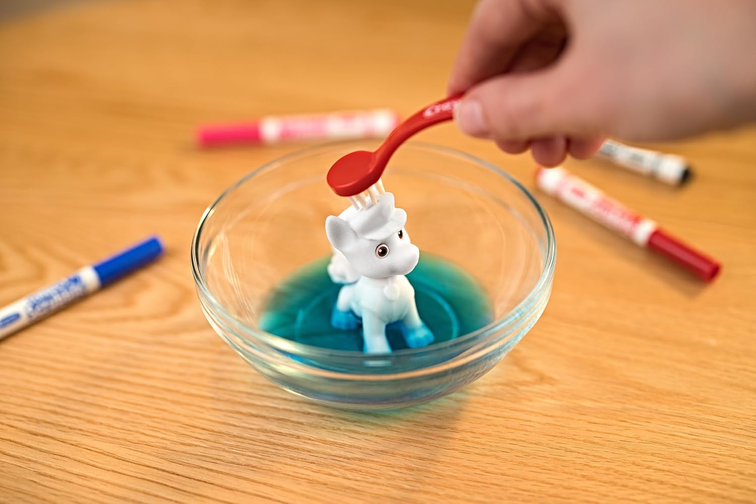 CRAYOLA - Washimals Paw Patrol Activity Set with 4 Puppies, 6 Washable Markers, 40 Stickers and Brush, Toy and Gift for Children, from 3 Years