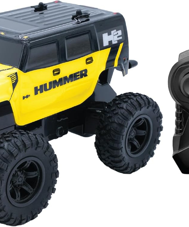 D-Power 1:24 Twin RC Car Set – Jeep Gladiator & Hummer H2, 2.4GHz Remote Control Off-Road Trucks, Batteries Included, Ages 6+
