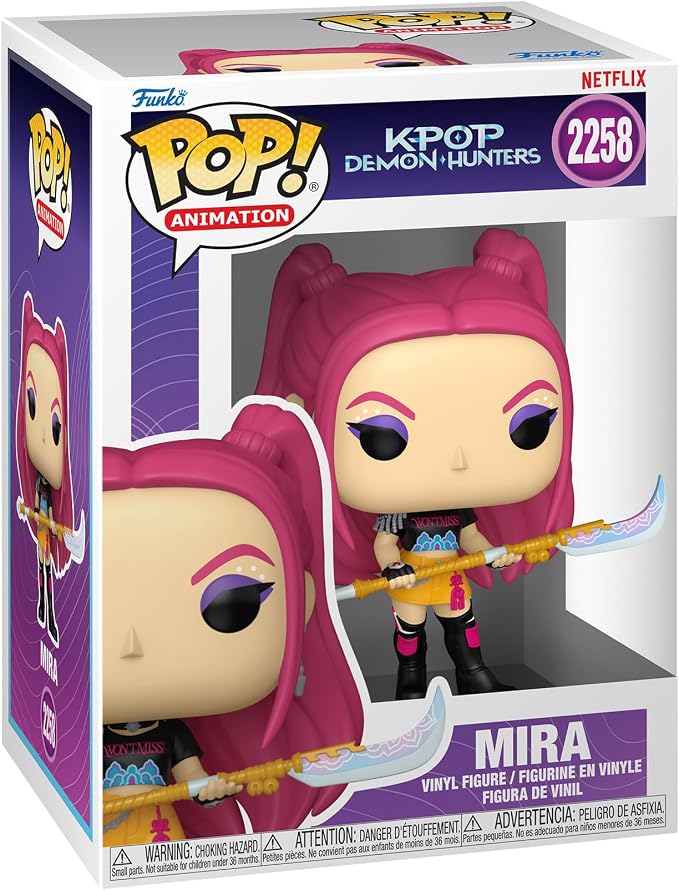Funko Pop! Animation: Kpop! Demon Hunter - Mira - Collectable Vinyl Figure - Gift Idea - Official Merchandise - Toys for Kids & Adults - TV Fans - Model Figure for Collectors