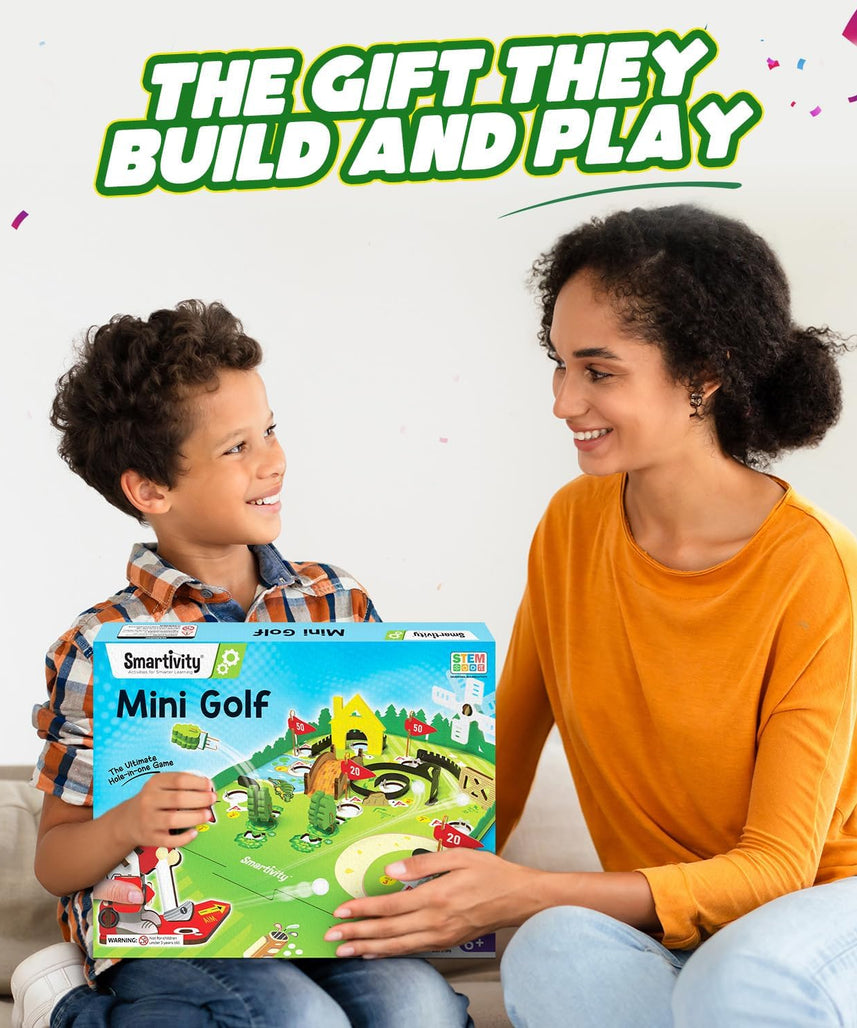 Smartivity DIY Mini Golf - Tabletop Game for Kids 6-12 Years Old | Birthday Gifts for Boys & Girls | Toy for Boys and Girls 6,7,8,9,10,11,12,13,12 Years