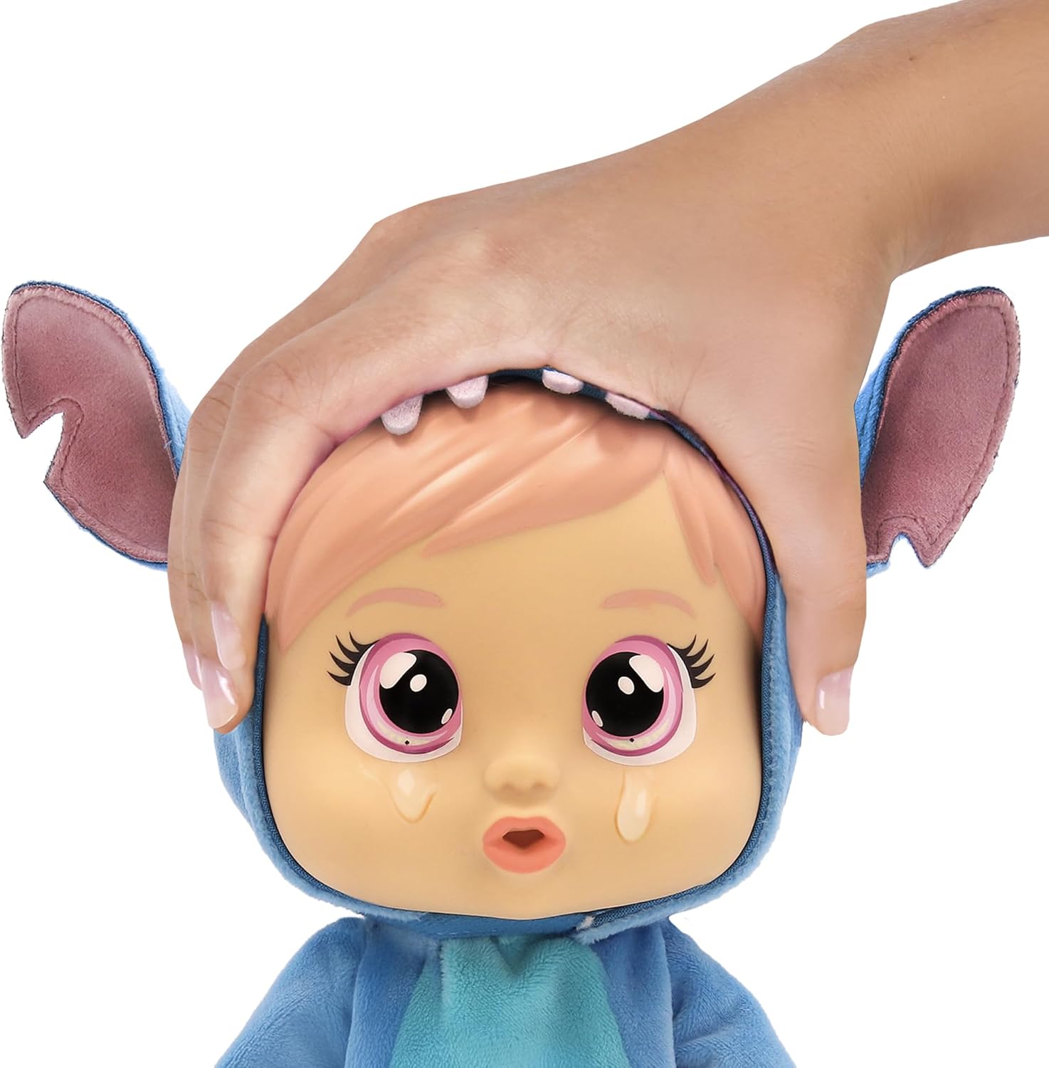 Cry Babies Loving Care Disney Stitch, Comes with Stitch Costume, Includes Accessories, Baby Doll, Pretend Play, Roleplay, 1 Years+