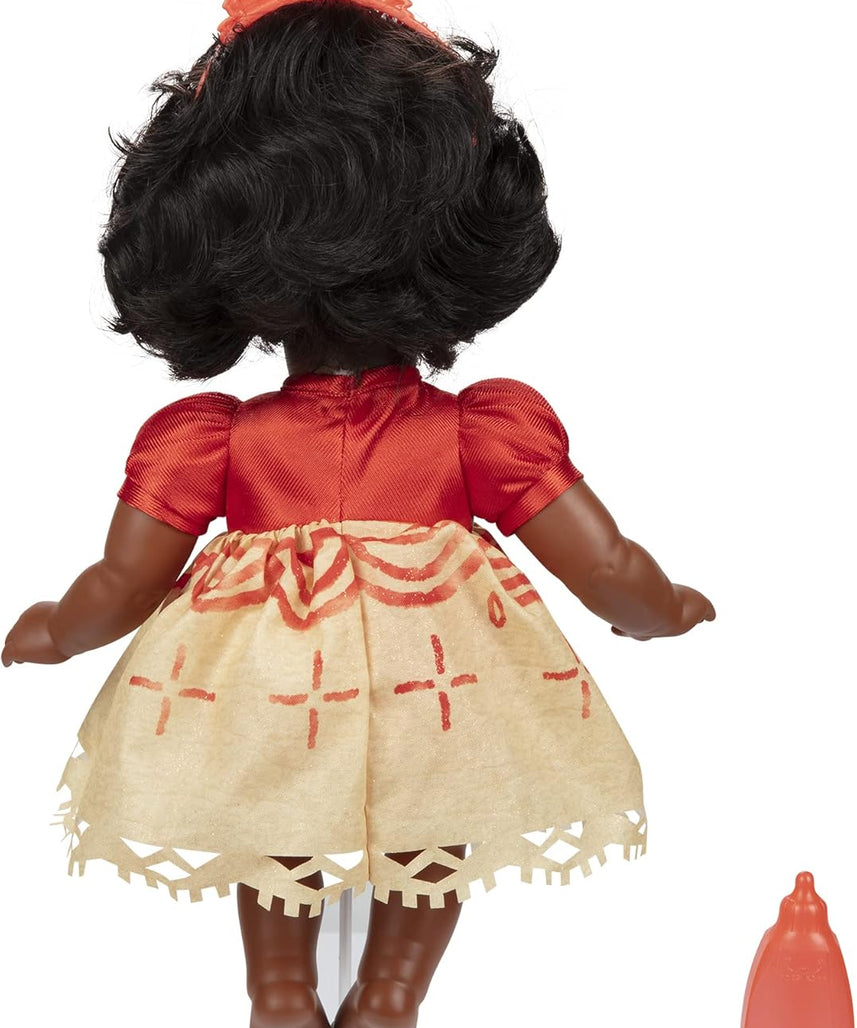 Disney Princess Moana Baby Doll with Baby Bottle & Hair Pin