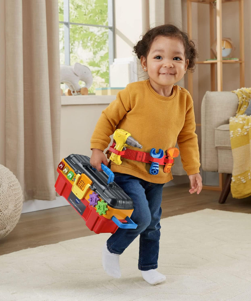 VTech Drill and Learn Toolbox Pro Interactive Learning Tool Set for Toddlers Multicolour 2+