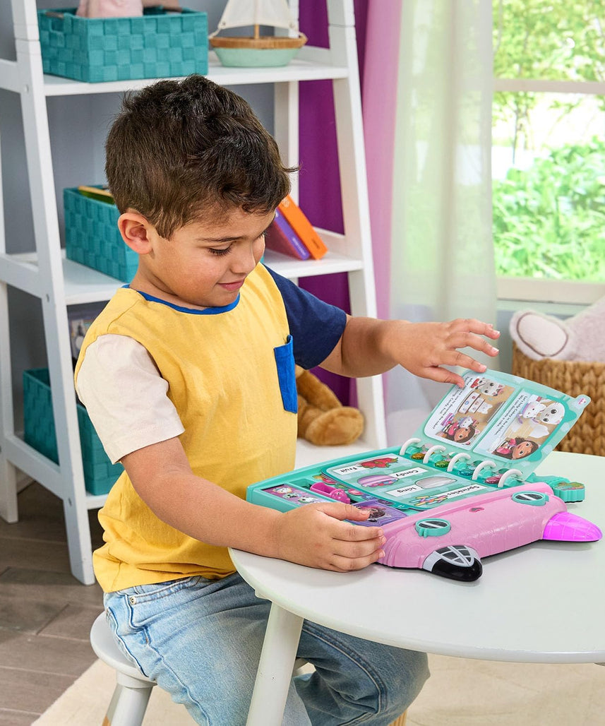 VTech Gabby’s Dollhouse Cat-a-Vator Discovery Book – Interactive Learning Toy for Kids 3+ Years