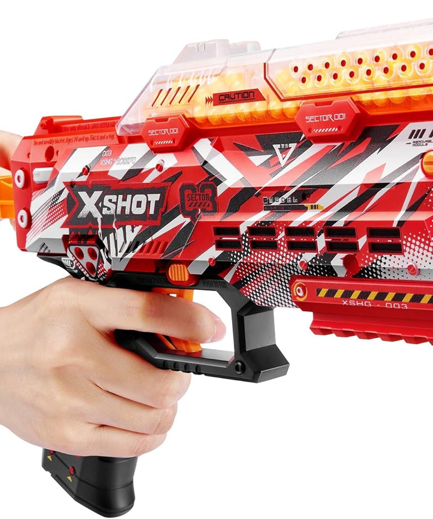 مسدس إكس شوت هايبر جل سيريز ١، ٣٠٠٠ جيليت، مسدس رغوة، زجاجة رذاذ، للأطفال والكبار، تنسيق حركة اليد والعين، ألعاب فيديو وألعاب خارجية، لا يحتاج إلى بطاريات