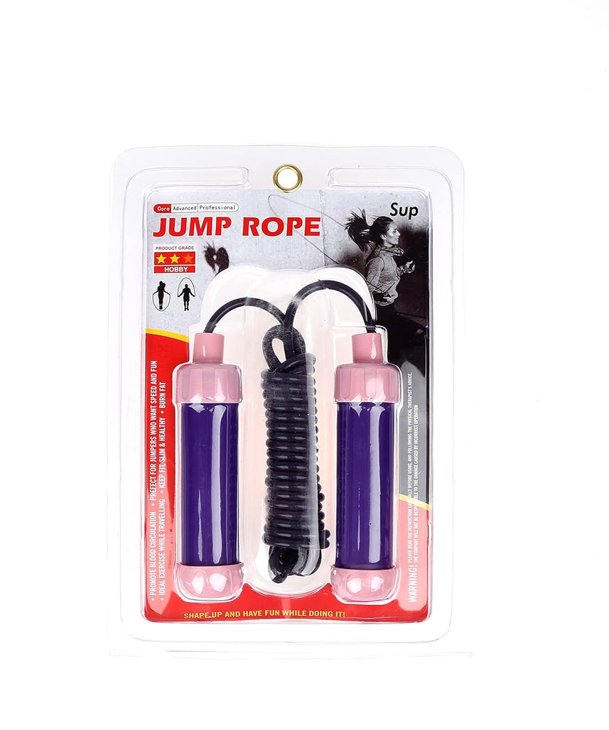 Supreme SUP Adjustable Plastic Handle Pvc Jump Rope - 9Ft