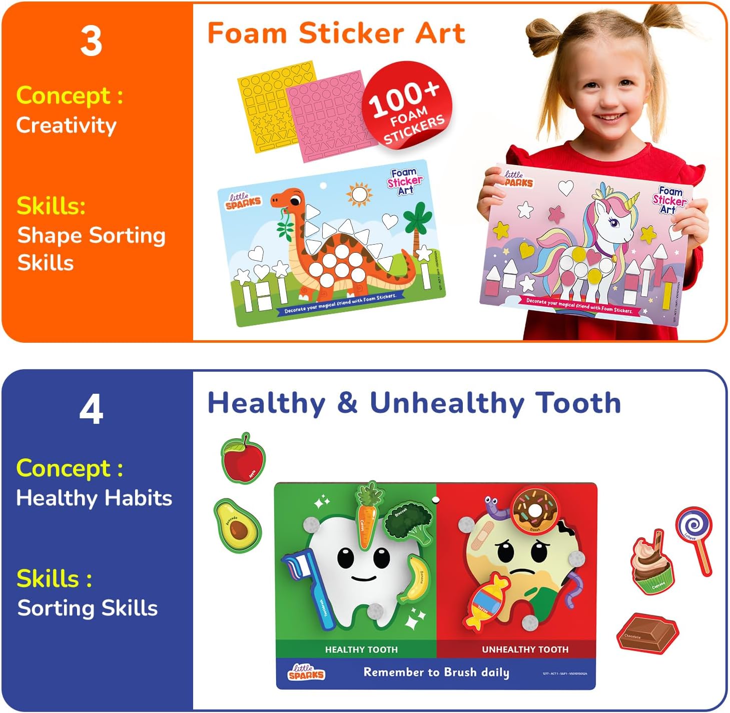 Smartivity Montessori Play & Learn Educational Kit for Kids Aged 3-5, Hands-On Cognitive and Motor Skill Development Toy, Multicolor