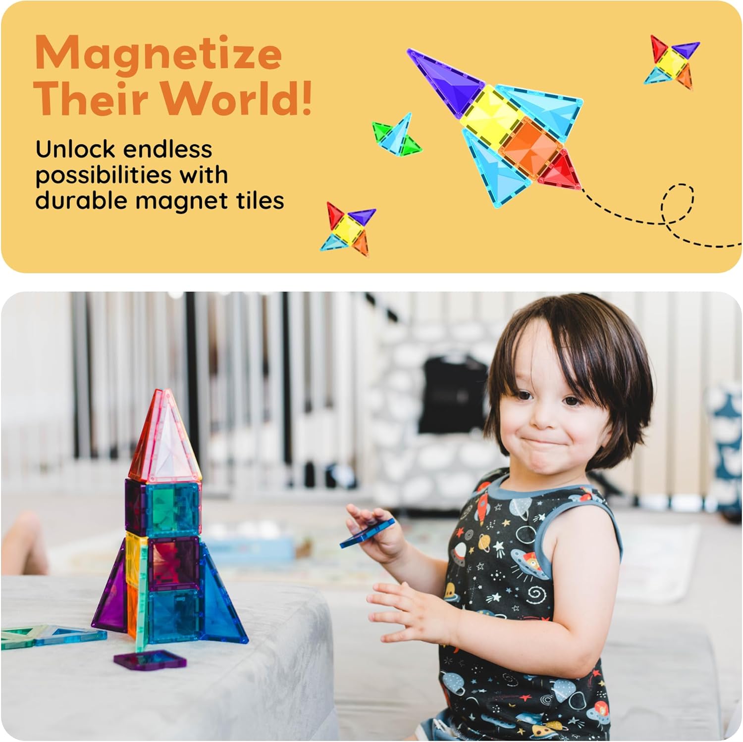PicassoTiles 30 Piece Magnetic Building Blocks Mini Diamond Series Travel Size On-the-Go Magnet Construction Toy Set STEM Learning Kit Education Playset Child Brain Development Magnets Stacking Blocks