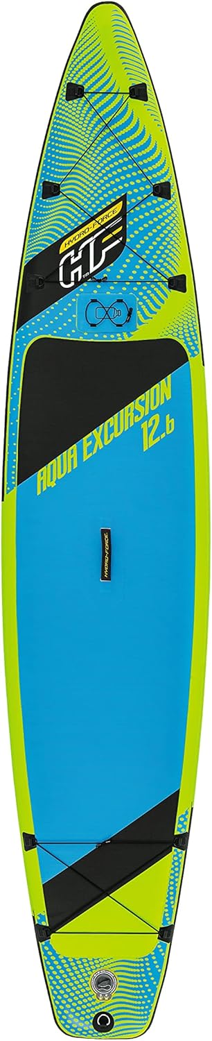 Bestway Hydro-Force Aqua Excursion Tech Inflatable Stand-Up Paddleboard Set with Paddle, Pump, Backpack & Leash – Adult 14+