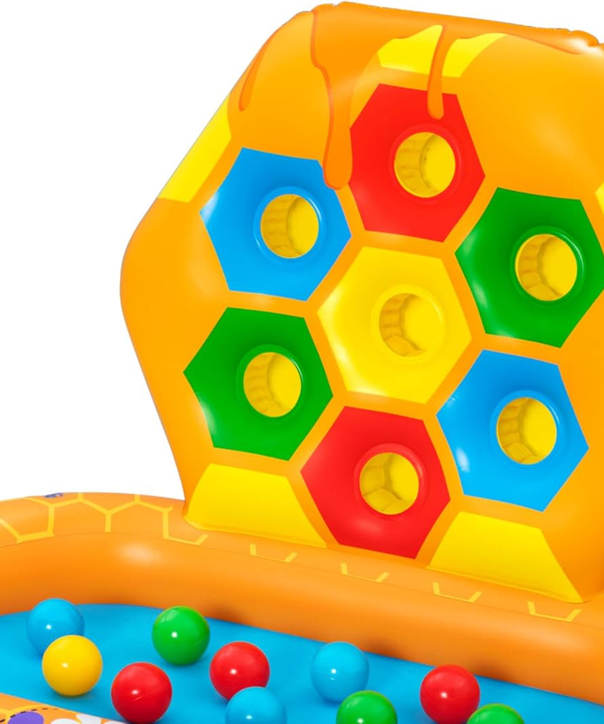 Bestway Lil' Beehive Paddling Pool & Ball Pit, 127 x 119 x 61 cm