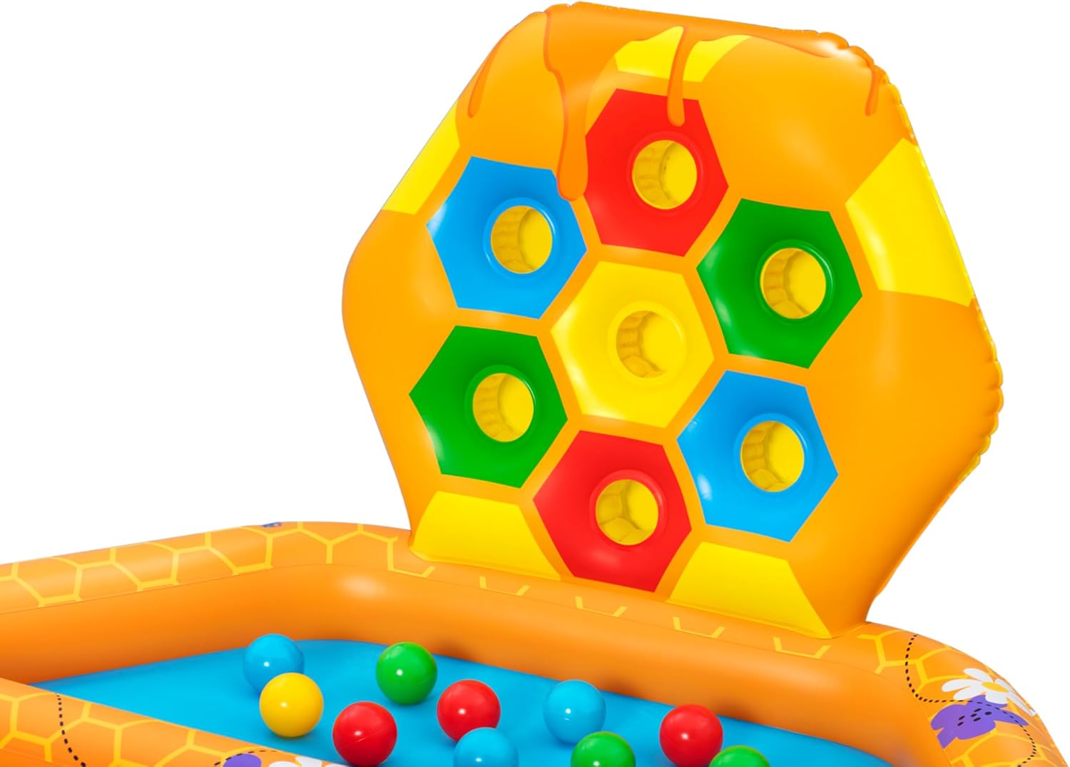 Bestway Lil' Beehive Paddling Pool & Ball Pit, 127 x 119 x 61 cm