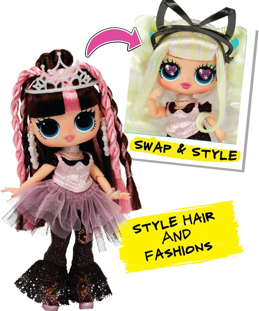 L.O.L. Surprise Tweens Surprise Swap Bronze-2-Blonde Billie Fashion Doll with 20+ Surprises, Swapping Head Feature, Styling Head, Fashions, Accessories for Kids Ages 4+