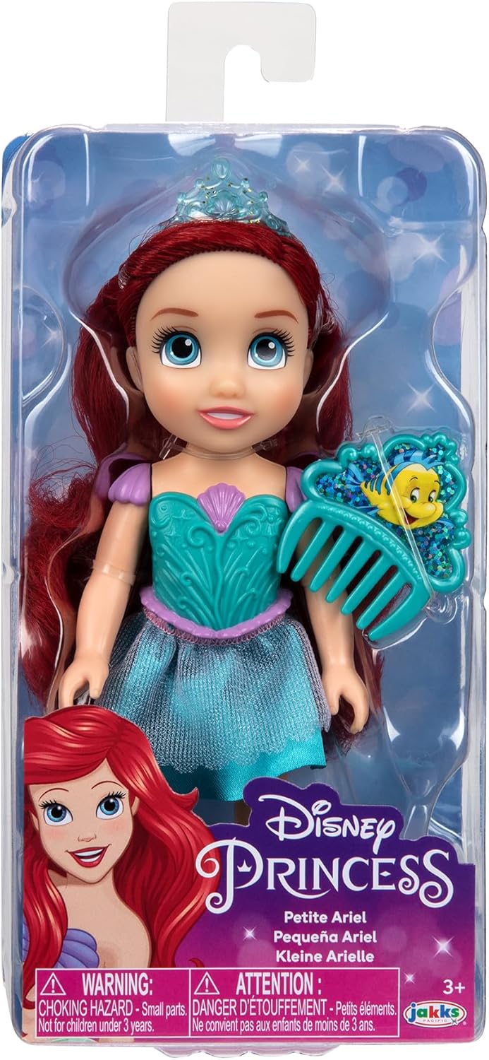 Disney Princess Petite Value 6-Inch Doll With Comb Ariel