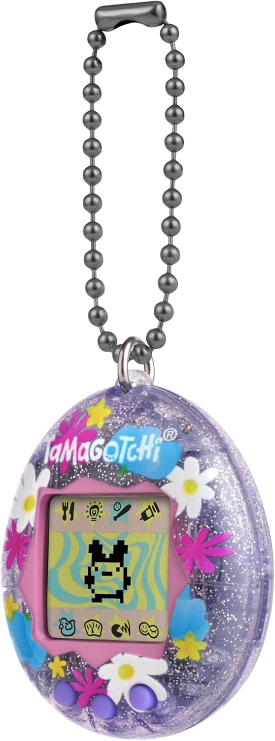 TAMAGOTCHI Bandai Original Flower Perfume Digital Pet, Nurture And Raise The Original Electronic Pet Japanese Kids Toys For Girls And Boys Make Great 90s Retro Gifts