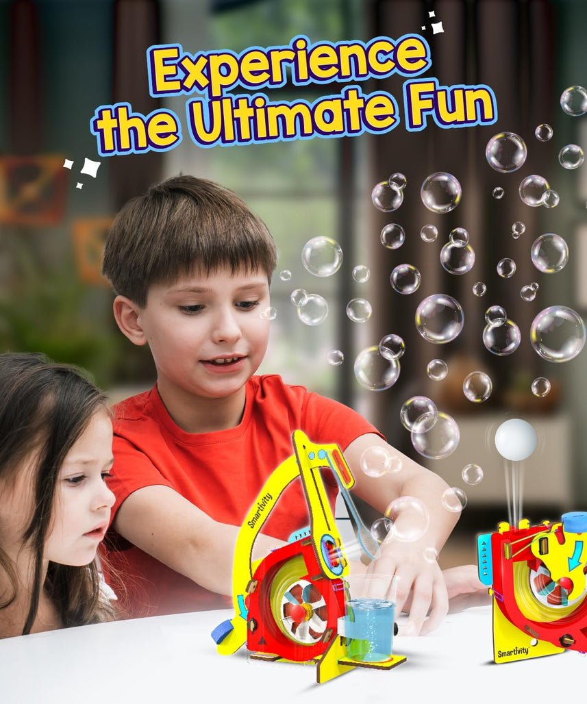 Smartivity 10-in-1 Motor Powered STEM Engineering Kit for Kids I 10+ Fun Electronics Projects for Smart Kids | DIY Science Kit/Toy for Ages 6,7,8,9,10,11,12 Years Old Boys & Girls