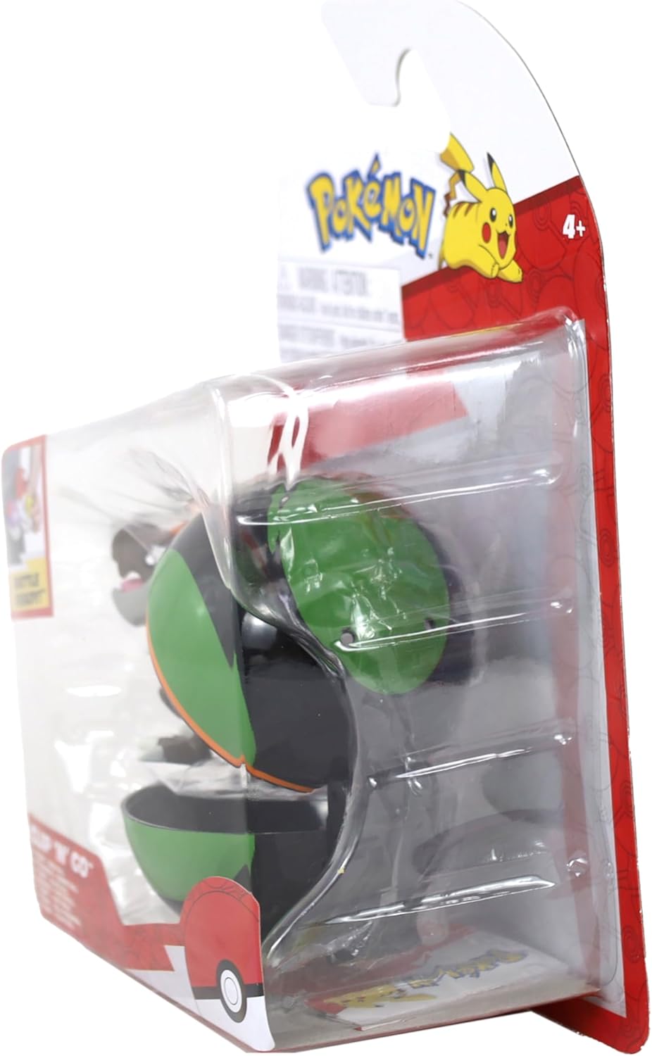 Pokemon Clip n Go - Tyrunt with Duskball, Action Figures, Official Detailed Figurines, Collectibles, Figure with Poke Ball, 4 Years+