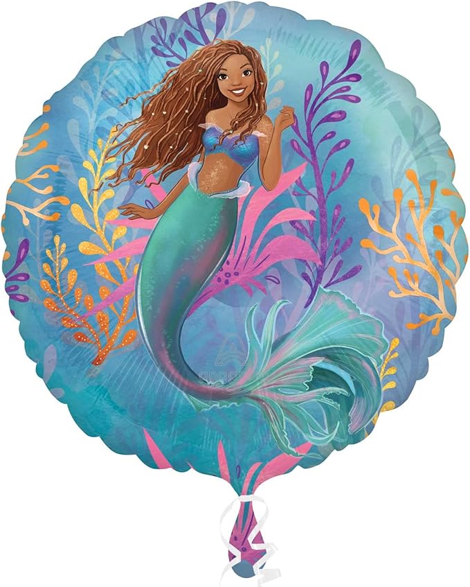 Amscan 4552601 - Little Mermaid Live Action Movie Jumbo Foil Balloon - 28"