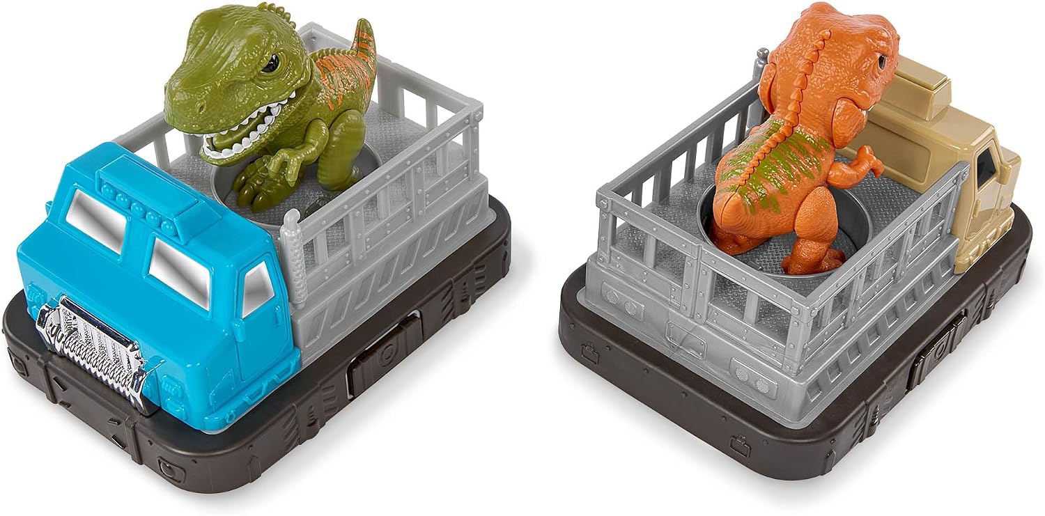 Terra RC Dino Bumper Cars | 2-Player Remote Control Dinosaur Battle Set | Auto Mode | Knock Out to Win | Fast-Paced Kids Toy Game | Great Gift for Boys & Girls Ages 3+