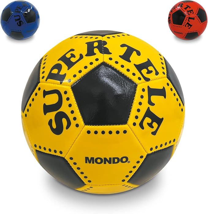 Mondo Soccer Ball Supertele 23Cm, Size 5, Official Product-300 g