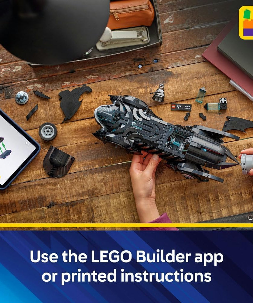LEGO DC Batman Forever Batmobile - Super Hero Car Toy with a Minifigure - incl. an Opening Cockpit & Detailed Interior - Gift for 12+ Year Old Boys, Teenagers & Adult Fans - 76304