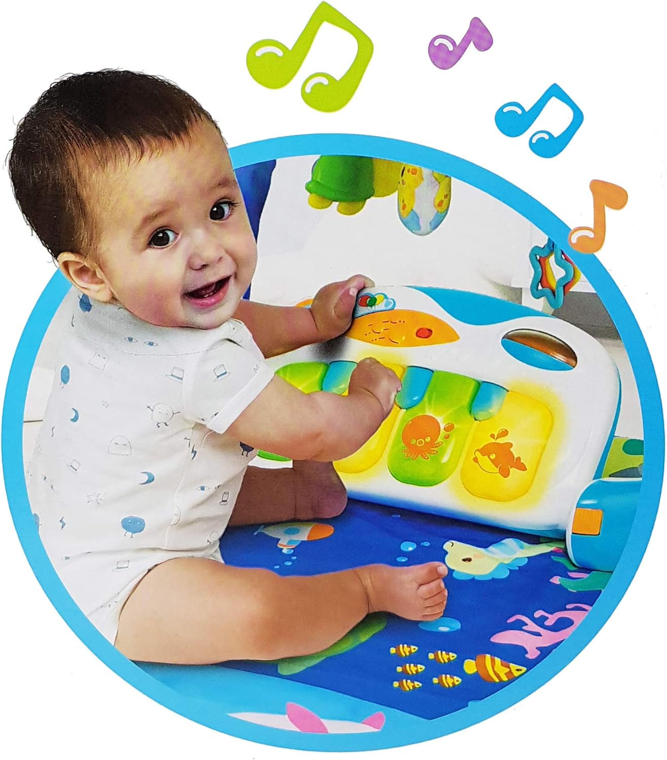 Winfun Magic Lights Musical Play Gym Interactive Toy